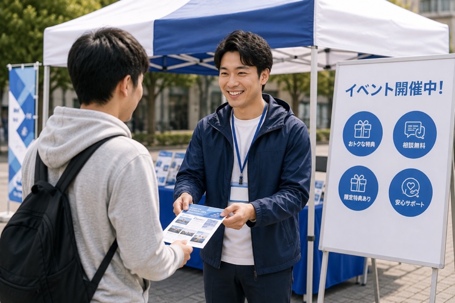 イベント販売の現場イメージ