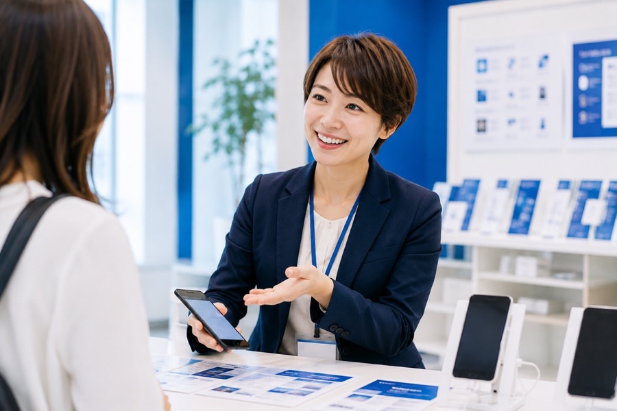 販売スタッフの業務イメージ